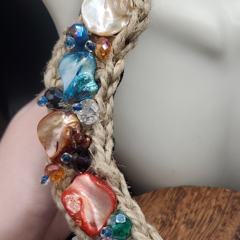 Overflow mother of pearl gloss the island vacation‎ necklace one of a kind ✨️ - Picture 2 of 5